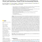 Satisfied and Secured—An Integration of Self-Determination Theory and Attachment Theory in the Environmental Domain
