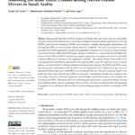 Assessing the Road Traffic Crashes among Novice Female Drivers in Saudi Arabia