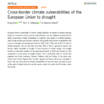 Cross-border climate vulnerabilities of the European Union to drought