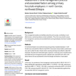Assessment of time management practice and associated factors among primary hospitals employees in north Gondar, northwest Ethiopia