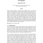 Poverty Data Model as Decision Tools in Planning Policy Development