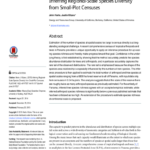 Inferring Regional-Scale Species Diversity from Small-Plot Censuses