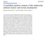 A qualitative dynamic analysis of the relationship between tourism and human development