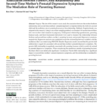 Association between Parent-Child Relationship and Second-Time Mother's Prenatal Depressive Symptoms: The Mediation Role of Parenting Burnout