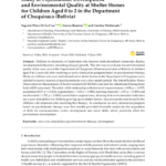 Study of Psychomotor Development and Environmental Quality at Shelter Homes for Children Aged 0 to 2 in the Department of Chuquisaca (Bolivia)