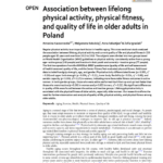 Association between lifelong physical activity, physical fitness, and quality of life in older adults in Poland