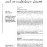 Strategies to encourage physical activity in patients with hemophilia to improve quality of life