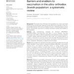 Barriers and enablers to vaccination in the ultra-orthodox Jewish population: a systematic review