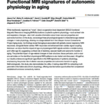 Functional MRI signatures of autonomic physiology in aging