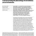 Characterizing the physiology of circulatory arrest in humans