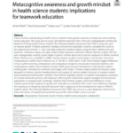 Metacognitive awareness and growth mindset in health science students: implications for teamwork education