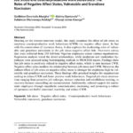 Job Stress and Counterproductive Work Behaviours: The Roles of Negative Affect States, Vulnerable and Grandiose Narcissism