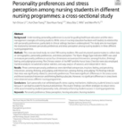 Personality preferences and stress perception among nursing students in different nursing programmes: a cross-sectional study